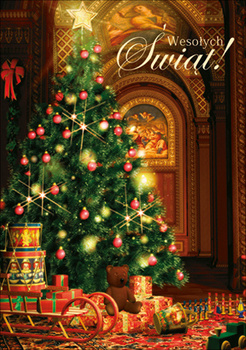 Kartka świąteczna Boże Narodzenie Choinka