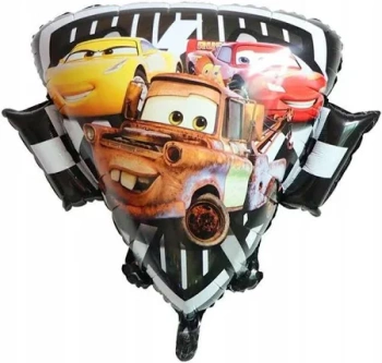 Balon Foliowy Cars Auta, 65x74cm