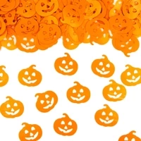 Konfetti foliowe Halloween Dynie pomarańczowe 15g