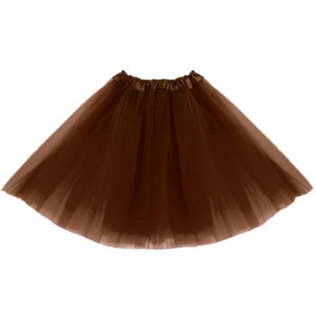 Spódniczka tiulowa brązowa 40cm