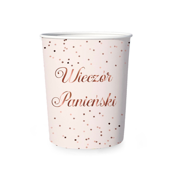 Kubek różowy Wieczór Panieński 6szt