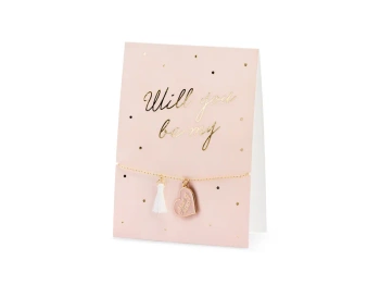 Kartka z bransoletką Will you be my Maid of honor
