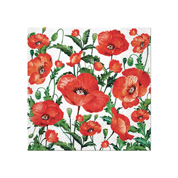 Serwetki Flanders Poppy maki 20 szt