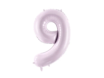 Balon foliowy Cyfra ''9", 86cm, fioletowy