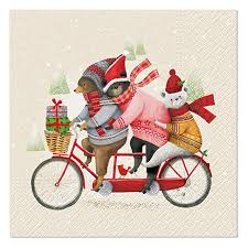 Serwetki Bears Family, 20 szt