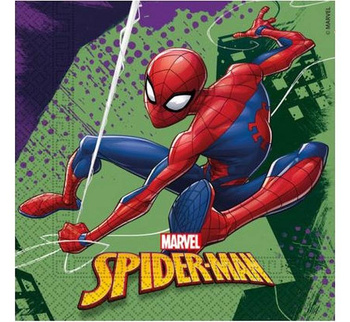 Serwetki papierowe Spiderman 33x33 cm, 20 szt