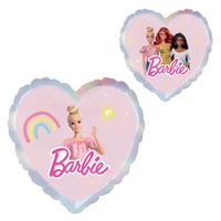 Balon  Barbie w kształcie serca 45 cm