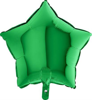 Balon foliowy Gwiazdka, 48cm, zielony