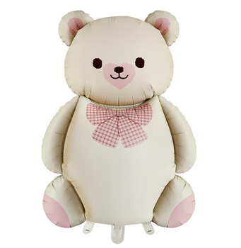 Balon foliowy Miś z kokardką 90x65,5cm