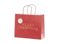 Torebka na prezenty Merry Christmas, bordo