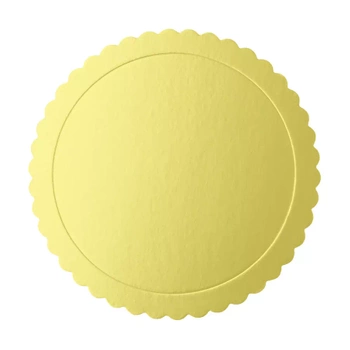 Tacka do babeczek okrągła, złota 30cm/1szt