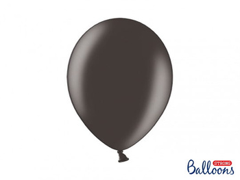 Balony metaliczne czarne, 30 cm, 10 SZTUK
