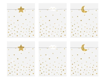 Torebki na słodycze Little Star, 13x14cm