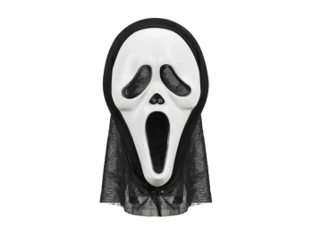 Maska Halloween z kapturem, 18x31cm