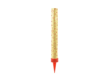 Fontanna na tort złota w gwiazdki 12cm, 1szt