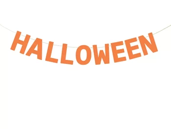 Baner Halloween, 2.5 m, pomarańczowy