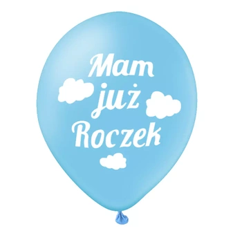 Balon niebieski Mam już roczek 