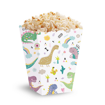 Pudełka na popcorn Dinozaury 5 szt.