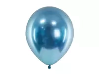 Balon Glossy 30cm, niebieski