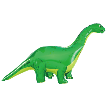 Balon foliowy Dinozaur zielony 130 cm x 78 cm
