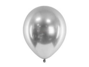 Balony Glossy 27cm, srebrny