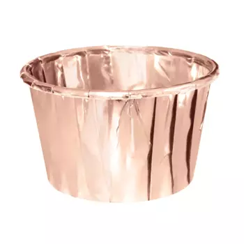 Papilotki do babeczek rose gold 20 szt.