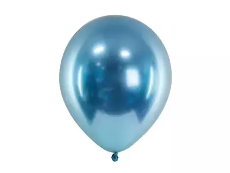 Balon Glossy 30cm, niebieski