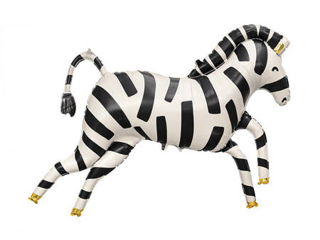 Balon foliowy Zebra, 115x85 cm