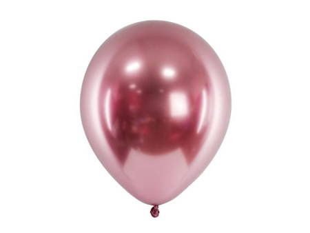 Balony Glossy 30 cm, różowe złoto